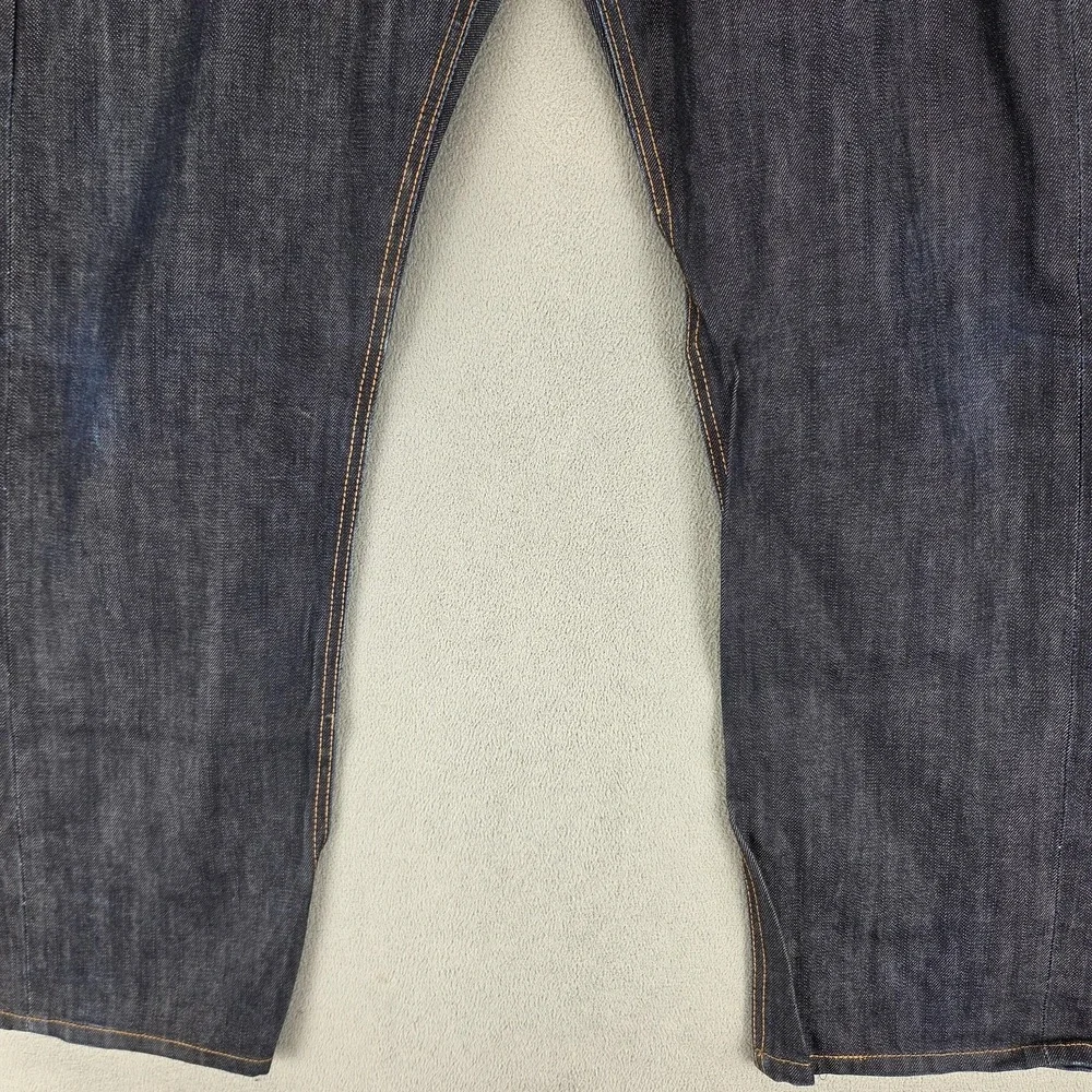 Edwin Jeans Mens Blue Selvedge SK505E Zip Made in Japan Altered Hem Fits 34x28